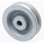 Galet poulie enrouleur c�ble fonte � 40mm charge max 5mm guidage efficace pour syst�mes de c�bles durable ...