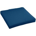 Hesperide - galette de chaise  scratch korai bleu indigo 40x40x4cm en polyester - hespride