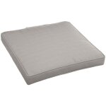 Galette de chaise de jardin dhoussable 40 x 40 cm taupe - lot de 4, gamme korai - livraison gratuite ...