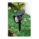 Galix spot solaire en plastique - noir