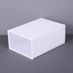 Galozzoit - boite a chaussures epaissie boite de rangement etagere a chaussures a clapet en plastique ...