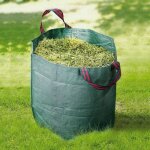 Sac jardinage 272l avec poignes - sac jardinage dechets impermable - sacs  dchets de jardin pliables, ...