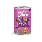 Edgard&cooper - game & duck cibo umido grain - free per cane da 400 gr con selvaggina e anatra edgar ...