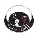 Paris prix - gamelle pour chat 'j'adore' 19cm noir & blanc Paris prix - gamelle pour chat 'j'adore' 19cm noir & blanc