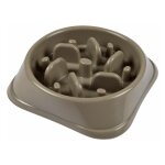 Gamelle pour chien & chat 'anti - glouton' 19cm taupe