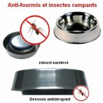 Vurahome - gamelle pour chien en inox anti - fourmis d�signation : gamelle diam. ext. : 22. 5 cm