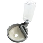 Gamelle d'eau a fixer sur cage m�tal, anti d�bordement, 480 ml, pour chien - animallparadise