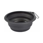 Gamelle rtractable pour chien 'voyage' 15cm anthracite