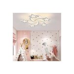 Ganeed - led ceiling light, white star led ceiling light, 5 - star shape decoration design, dimmable ...