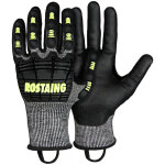 Gant anti coupure et choc ultra fin tactile - duranit - fitchoc - rostaing - 11 - xxl