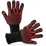 Gants de barbecue, gants de four anti - chaleur jusqu' 500 - 800c, gants cuisine rsistant  la chaleur ...