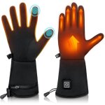 Gants chauffants �lectriques pour femme et homme, gant chauffant avec batterie rechargeable, 3 niveaux ...