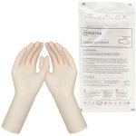 Gants chirurgicaux st�riles en latex poudr�s mercator santex, taille 8, 5, 1 paire