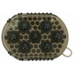 Gant double face �trille et massage noir