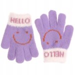 Gants enfants chauds  cinq doigts classiques pour l'hiver moraj 16 cm