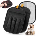 Gant d'�pilation de 2pi�ces pour chats et chiens, gants �lectrostatiques � cinq doigts nouvellement mis ...