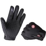 Gants d'ext�rieur � fermeture �clair, doigts entiers, compatibles avec les �crans tactiles, antid�rapants, ...