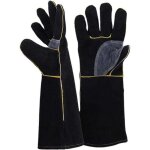 Gants r�sistants au feu et � la chaleur extr�mes, cuir avec coutures en kevlar, parfaits pour chemin�e, ...