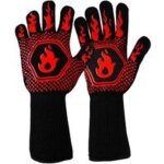 Gant four anti chaleur gant cheminee anti feu r�sistant jusqu'a 800�c 1472�f certification en407 pour ...