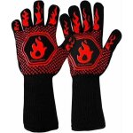 Gant four anti chaleur gant cheminee anti feu r�sistant jusqu'� 800�c pour la protection contre les risques ...