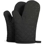 Gants de four, universel cuisine gant barbecue pour four anti chaleur silicone rsistant  et antidrapant ...