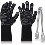Gants de gril, gants de four jusqu'� 800 �c gants de four universels r�sistants � la chaleur et antid�rapants ...