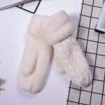 Gants hiver femme, super epais chaud mitaines moufles femme gants et moufles femme cadeau d'anniversaire ...