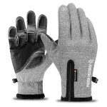 Gants d'hiver pour hommes - coupe - vent 30 degrs - cran tactile impermable