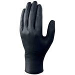 Gants jetables en nitrile noir ambidextre v1460 bo�te de 100 gants jetables en nitrile noir ambidextre ...