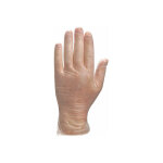 Gants jetables vinyl poudr�s - bo�te 100 taille 9 / 10 delta plus v137109