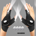 Des gants avec lampe torche led int�gr�e, une lampe torche ludique id�ale pour la p�che et le camping. ...