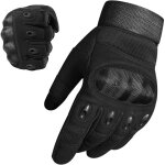 Gants de moto pour homme et femme - pour �cran tactile - pour v�lo, �quitation, randonn�e, camping??noir, ...