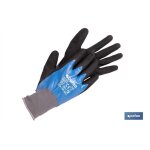 Gant en nitrile bleu double couche, taille 6, certifi� en 388 - 2131x, adh�rence sup�rieure