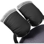 Gants poussette, moufles poussette coupe - vent et imperm�ables pour l'hiver, taille universelle avec ...