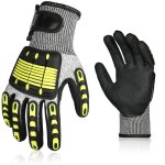 Gants de s�curit� anti - coupure, r�sistants aux abrasions pour m�canicien, jardinage, logistique et ...