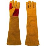 Gants de soudeur  manches longues, rsistants  la chaleur, en cuir de vachette antidrapant, pour soudure, ...