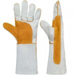Gants de soudeur soudure longue protection soudure isolation thermique r�sistant � l'usure 36cm