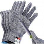 Gants de travail r�sistants aux coupures, niveau 5, pour hommes, gants anti - coupures pour la cuisine, ...