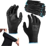 Gants de travail en polyur�thane r�sistant, taille 9 m, lot de 12.