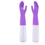Vurahome - gants de vaisselle sans latex, gants de m�nage � manche longue avec doublure en coton, gants ...