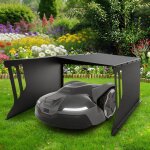 Garage pour tondeuse � gazon robot de jardin capot de protection solaire robot de tonte toit de pelouse ...