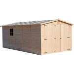 Garage voiture en bois gardiun mikhail i - 16, 78 m² extérieur 516x324x192 / 222 cm Garage voiture en bois gardiun mikhail i - 16, 78 m² extérieur 516x324x192 / 222 cm