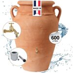 Garantia kit réservoir amphore antik 600l terracotta avec robinet laiton, bac à plantes et collecteur ... Garantia kit réservoir amphore antik 600l terracotta avec robinet laiton, bac à plantes et collecteur ...