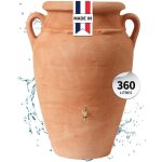 Garantia - rservoir amphore antik 360 l terracotta avec bac  plantes