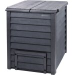 Garantia - thermo - wood composteur 600 l brun anthracite, en carton Garantia - thermo - wood composteur 600 l brun anthracite, en carton