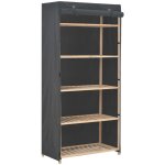 Garde - robe gris 79 x 40 x 170 cm tissu vidaxl