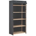 Garde - robe gris 79 x 40 x 170 cm tissu vidaxl