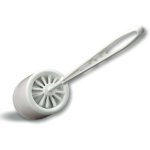 Garde - robe wc combin� brosse balayette wc boule avec socle porte balai mod�le basique en plastique ...