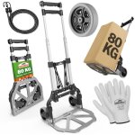 Gardebruk - diable aluminium pliable 80kg chariot transport diable dmnagement