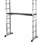 Garden ? �chafaudage en aluminium 6 marches ? hauteur 168 cm ? charge maximale 120 kg ? dimensions 40 ...